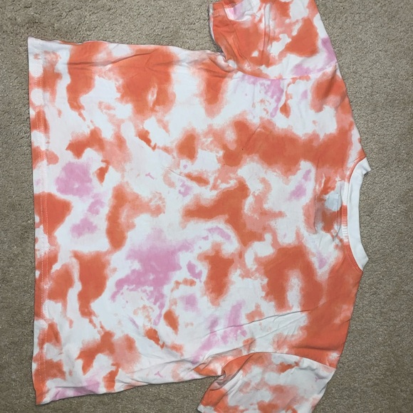 Authentic Tie-dye Champion cropped t-shirt size small - Picture 2 of 2